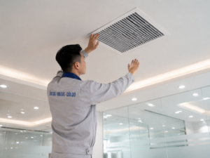 vệ sinh cửa gió