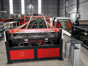 Gia công ống gió vuông nẹp C